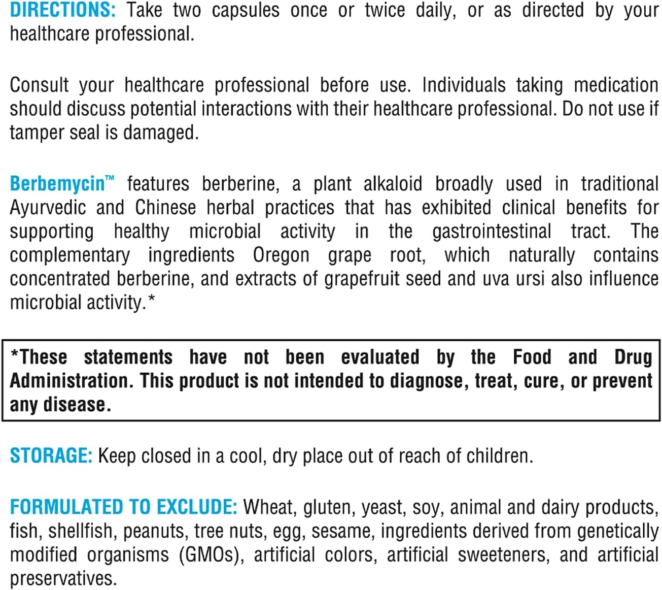 Berbemycin 120 Capsules