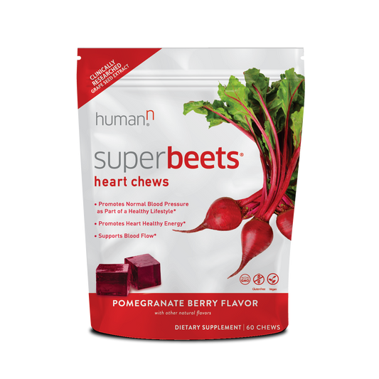 SuperBeets Heart Chews Pomegranate Berry 60 Chews