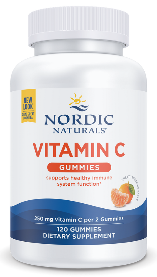 Vitamin C Gummies Tart Tangerine 120 Gummies