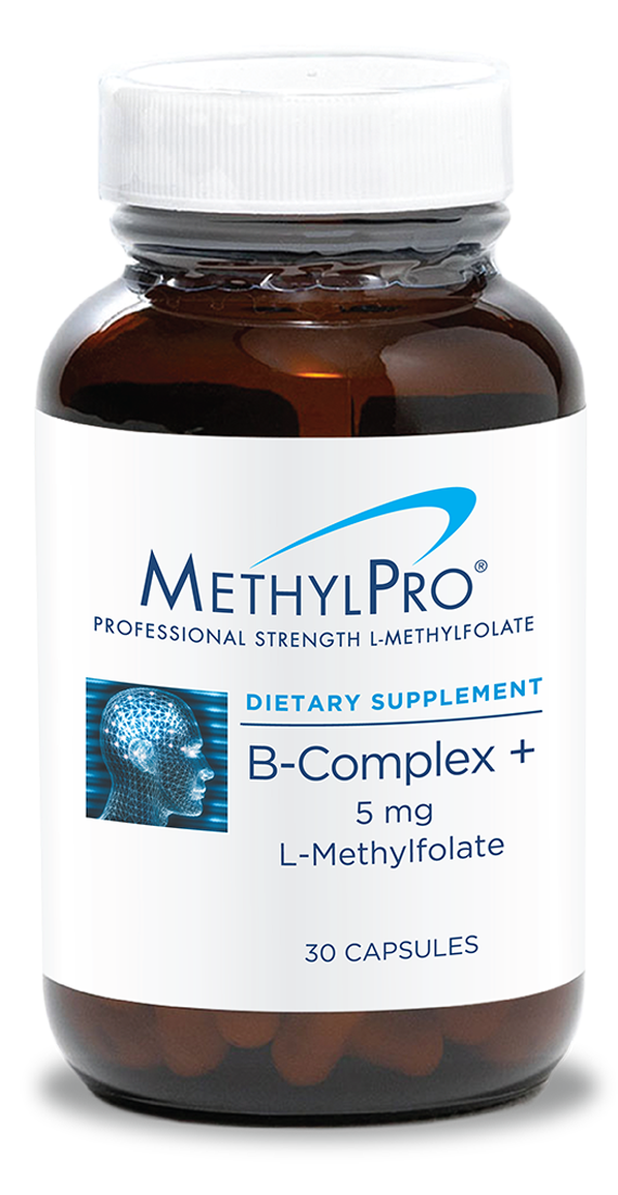 B-Complex + 5 mg L-Methylfolate 30 Capsules